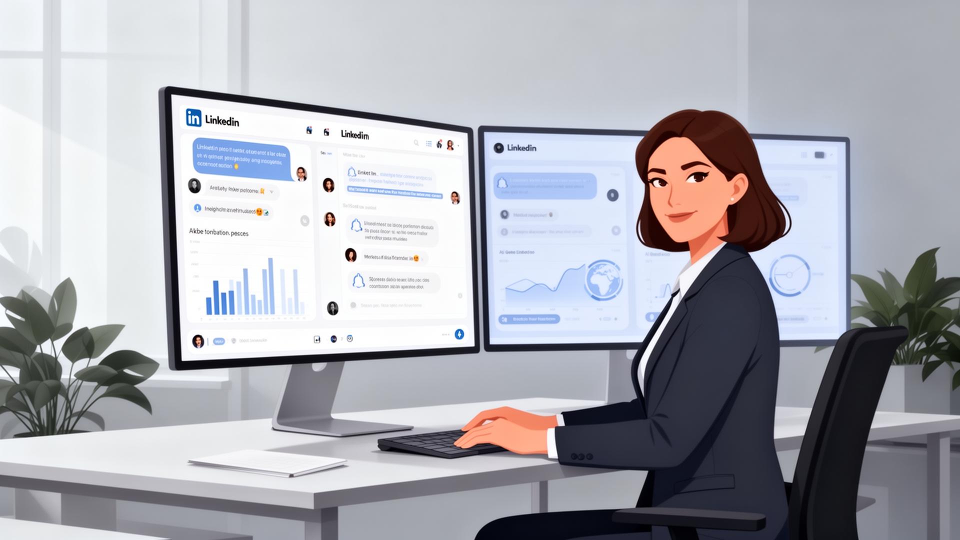 Sales professional using Conversense AI platform